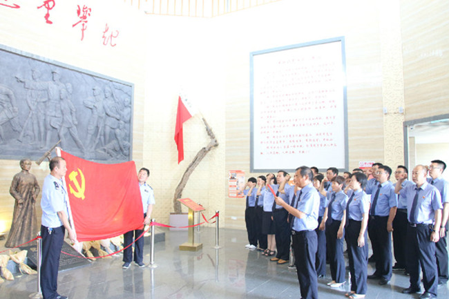 山东高青：开展“党旗凝聚力量，追寻红色足迹”主题教育